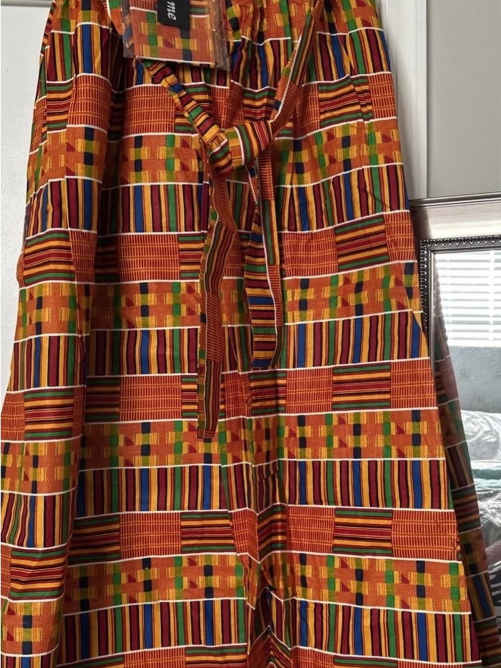 Colorful Kente Print Skirt